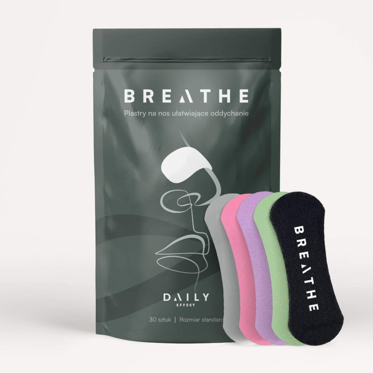 Plastry na nos ułatwiające oddychanie - Daily Breathe
