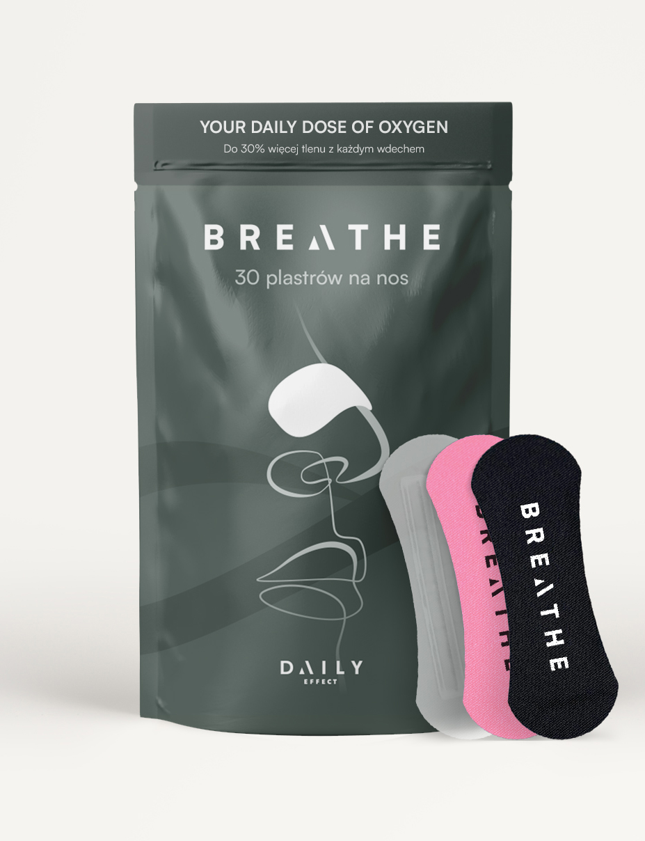 Plastry na nos ułatwiające oddychanie - Daily Breathe